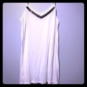 Beaded spaghetti strap top!